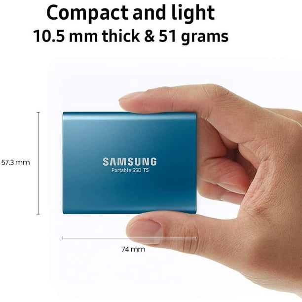 Samsung T5 Portable SSD - 500GB - USB 3.1 External SSD