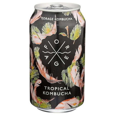 Forage Tropical Kombucha, 12 Fluid Ounce -- 12 per case.
