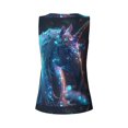 thumbnail image 5 of Picia Crystal Pattern White Horse Pattern Women's Workout Tank Top,Breathable Activewear,Slim Fit Athletic Top,Versatile Workout Moisture-wicking top-XX-Large, 5 of 9