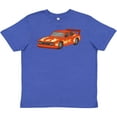 thumbnail image 3 of Inktastic Red Flames Race Car Youth T-Shirt, 3 of 5