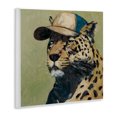 thumbnail image 3 of Stupell Industries Leopard in Baseball Cap Wall Plaque Art design by Wani Pasion, 12 x 12, 3 of 7