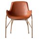 thumbnail image 1 of Silla Florencia Gold Polipiel Chocolate Metal Dorado, 1 of 6