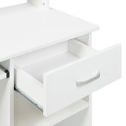 Ktaxon Computer Desk Home Office Workstation Laptop Table Drawer Shelf Furniture White