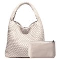 thumbnail image 1 of Bolso de hombro GASSDA de piel vegana tejida para mujer, 1 of 7