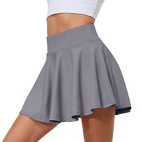 Summer 2025! Ohufall Women's Athletic Skorts,Women's New Color Mid-waist Skirt Pants Sports Casual Shorts Bottoming Skirt Pants Skirt for Running Workout
