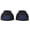 Black, variant on NFTIGB Comfort Fit Rubber Horse Bell Boots - Protective Equine Hoof Protector Riding Training Equestrian Supplies, 1 Pair Medium Black (6.7 in / 17.0 cm)
