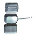 thumbnail image 1 of Aluminum Bento Box Crack Resistant Portable 3 in 1 Snack Box Lunch Box Food, 1 of 5