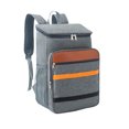 thumbnail image 1 of Mochila térmica para hombre y mujer, bolsa térmica de gran capacidad con material Oxford impermeable, reutilizable para picnics al aire libre, viajes y trabajo, diseño de doble hombro con compartimen, 1 of 6