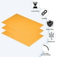thumbnail image 3 of Uxcell Anodized Aluminum Sheet Metal, Laser Plates Engraving Blanks Rectangle for Crafting DIY House Laser Engraving Yellow 5x8 inch 10Pcs, 3 of 6