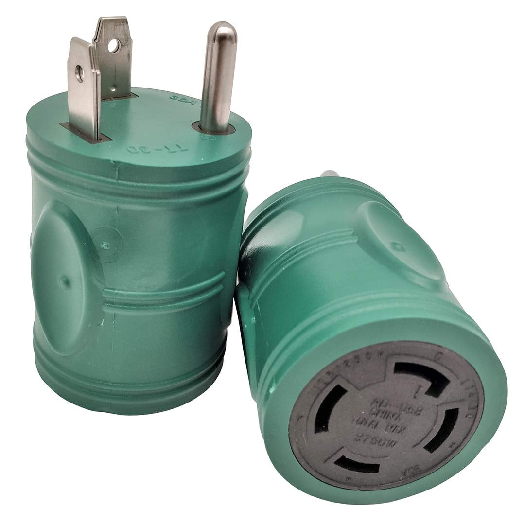 Parkworld 67867 NEMA TT 30P To L14 30R 1 Piece Adapter RV 30A TT 30 