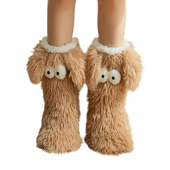 BRGZLK Womens Lamb Fleece Floor Socks Super Soft Warm Gifts for Women Fluffy Fuzzy Socks Cozy Socks for Home Sleeping Yoga Coffee One Size
