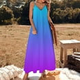 thumbnail image 2 of New Neon Blue & Purple Gradient Sleeveless Dress birthday dresses for women sexy short dresses darin, 2 of 4