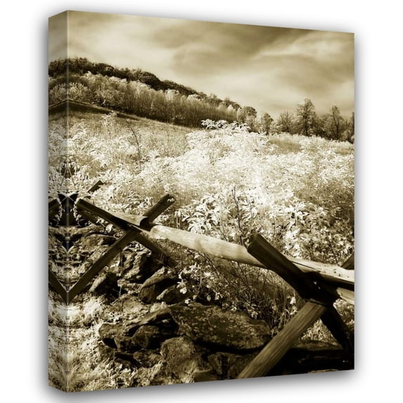 Alan Hausenflock 34x44 Gallery Wrapped Canvas Wall Art Titled - Autumn Ridge I