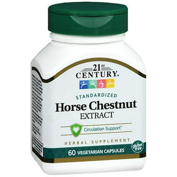 21st Century Horse Chestnut Seed Extract Vegetarian Capsules - 60 ct