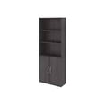 thumbnail image 1 of BBF Studio C - Bookcase - 5 shelves - 2 doors - TFL - natural maple, 1 of 7