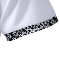 thumbnail image 5 of Men's Polos Shirts Short Sleeve Summer Fashion Casual Golf T Shirt Breathable Moisture Wicking Patchwork Tees (L, White), 5 of 8