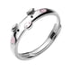 thumbnail image 2 of Sonducket Anillo de plata con forma de animal, antioxidación y anticorrosión, suave y duradero, bonito anillo femenino coreano Ropa, zapatos y accesorios Miscelánea, 2 of 6