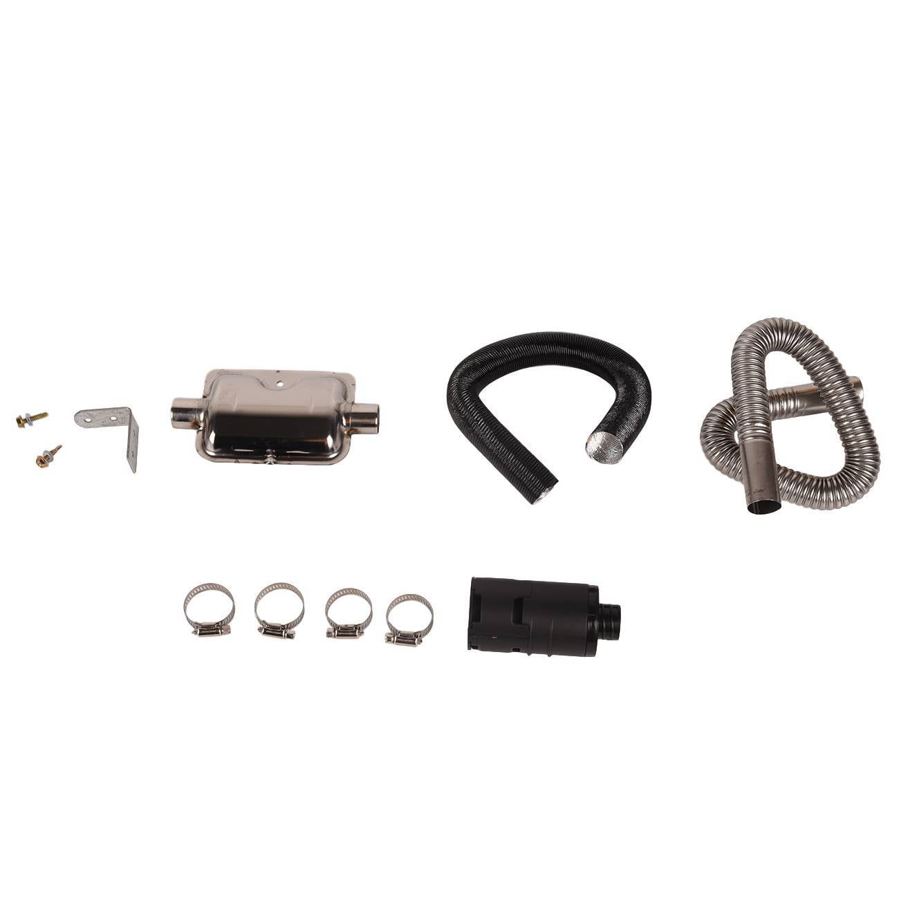 Intake Air Diesel Duct Heater Part 24mm Exhaust Silencer + 25mm Filter