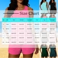 thumbnail image 3 of Otvok Two Piece Tankini Swimsuits for Women Bathing Suit with Shorts Athletic Two Side Pockets Swimwear, 3 of 6