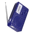 thumbnail image 3 of Radio de emergencia FM perfke D638T Carga Manual Micro USB solar Batería 500 mAh, 3 of 8