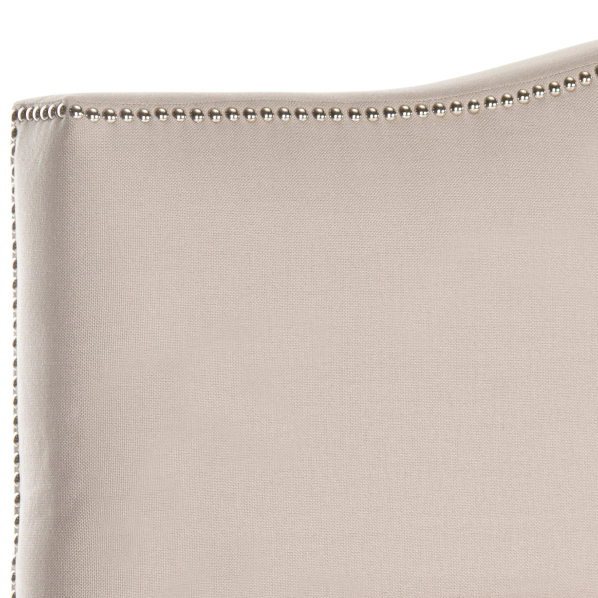 Safavieh Jeneve Retro Winged Upholstered Headboard, Full, Taupe