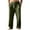 Army Green, variant on Men's Stylish Casual Straight Leg Trousers Long Pants for Fashionable and Comfortable Outfits Urban Style and Everyday Wear,Army Green,L