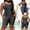Black, variant on Jacenvly 2024 Diving Suit Women Skin-Friendly Women's New Fashion Large Size Splicing Swimsuit Casual Bikini Piece Swimsuit Multicolor Sleeveless Cozy Womens One-Piece Swimsuit Black