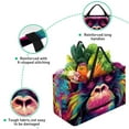 thumbnail image 3 of Monkey Foldable Reusable Large Capacity Oxford Cloth Cube Organizer Shopping Bag Basket Organizer, 3 of 7