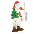 thumbnail image 2 of Adorable Christmas Duck Figurines for Home Décor, Indoor/Outdoor Holiday Decorations, Festive Whimsy for Dining Table, Shelves, 2 of 3