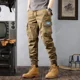 thumbnail image 4 of Pantalones de hombre de trekking ajustados para pesca, pantalones cargo para hombre, senderismo, exterior, otoño, algodón de alta calidad, sueltos, estilo coreano, largos, 4 of 4