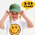 thumbnail image 2 of Gorra de béisbol SONMONY Smile Face para bebés de 3 a 12 años, color verde, 2 of 6