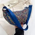 thumbnail image 1 of Bolso Media Luna Monedero de axila para mujer, correa ajustable, bolso de viaje, bolso informal para mujeres y niñas, 1 of 5