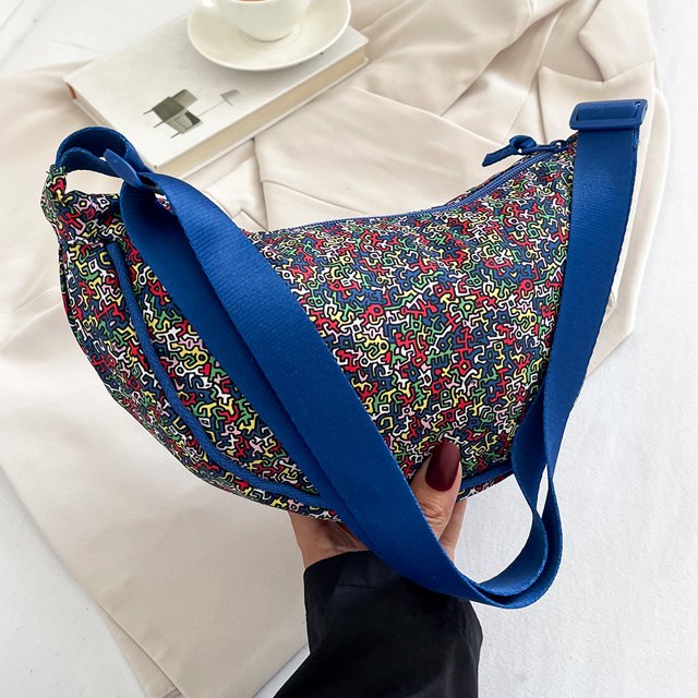 Bolso Media Luna Monedero de axila para mujer, correa ajustable, bolso de viaje, bolso informal para mujeres y niñas