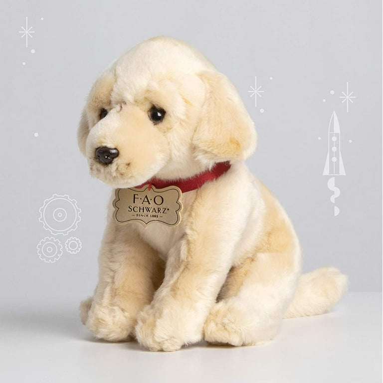 FAO Schwarz 1005982 Golden Labrador Puppy Dog Toy Plush, Ultra