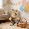 thumbnail image 6 of Large Easter Bunny Plush Toy for Spring Home Decor, Soft Stuffed Bunny with Festive Colors, Decorative Plush Animal for Seasonal Display and Cozy Home Decor, 6 of 6