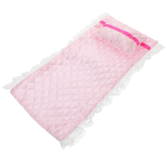 Worgeous 1 Set Mini Dollhouse Bedding Set With Miniature Pillows And Bed Sheets Dollhouse Mini Accessories Miniature House Accessories