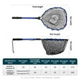 thumbnail image 2 of Fishing Landing Net With Telescoping Pole Handle, Aluminum Alloy Fishing Net Fish Landing Net With Anti-Slip Telescoping Rubber Pole Handle Extend To 2.8-3.4ft, 2 of 9