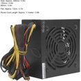 thumbnail image 5 of PC Power Supply, 350W Desktop Computer Low Energy Consumption Power Supply Accessories, 115/230V Adjustable(US Plug)24052473, 5 of 5
