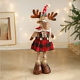 thumbnail image 3 of Vggrvlo Reindeer Fall Decorations for Home Christmas Decorations Indoor Elk Xmas Decorative Hanging Ornaments for Office, Indoor, Room, Mantel, 3 of 6