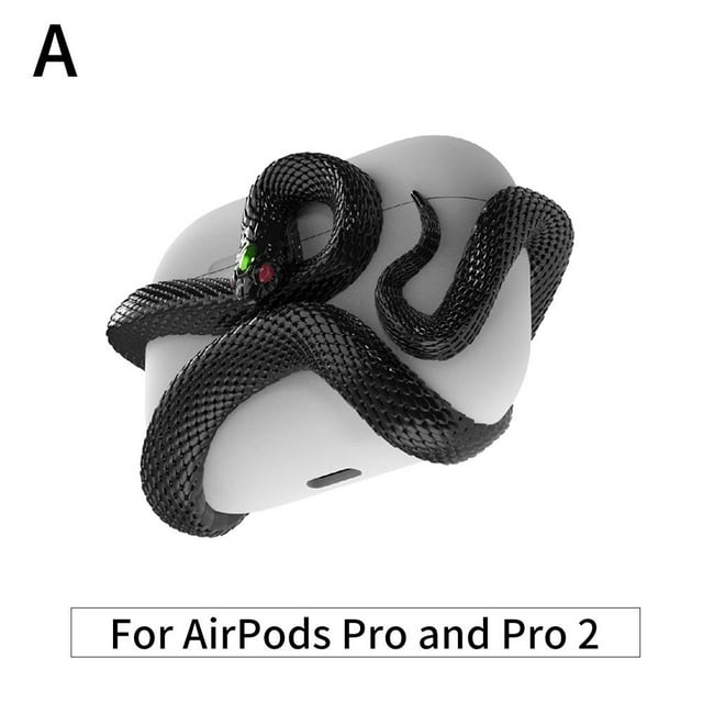 Liquidation Maintenant Étui de Protection pour Écouteurs Sans Fil Serpent pour Airpods Pro1/Pro2