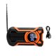 thumbnail image 2 of Radio De Manivela Manual De Emergencia, Radio Meteorológica Con Energía Solar, Bluetooth, Resistente Al Agua, Con Linterna LED De 5000mAh Para Exteriores, 2 of 7