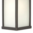 thumbnail image 2 of Hinkley Lighting 2230 11.75" Height 1-Light Lantern Outdoor Wall Sconce with Etched Seedy Shade from the Manhattan Collection, 2 of 6