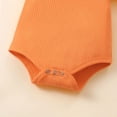 thumbnail image 7 of Girls Summer Outfit Ribbed Ruffle Bodysuit Floral Bloomer Shorts Headband 3 Piece Baby Clothes Set 0-24M, 7 of 7