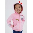 thumbnail image 2 of Hello Kitty Fleece Cosplay Pullover Hoodie Toddler to Big Kid, 2 of 5