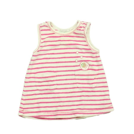 

Pre-owned Kissy Kissy Girls Pink | White | Stripes Cover-up size: 3-6 Months