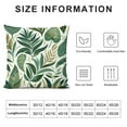 thumbnail image 5 of COMIO Green Tropical Palm Leaves Throw Pillow Covers Tropical Leaves Decoration Leaves Throw Pillow Covers for Sofa Couch Home Decoration, 5 of 5