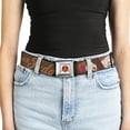 thumbnail image 5 of Looney Tunes Belt, Seatbelt Buckle Belt, Elmer Fudd Poses Browns, 30 to 44 Inches, 5 of 9