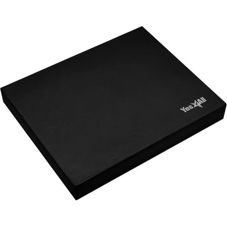 Prebike Balance - Yes4All Balance Pad X-Large – Exercise Foam Cushion (Black)