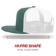 thumbnail image 3 of Gorra Trucker R RICHARDSON 511 Visera Plana Verde y Blanco, 3 of 7