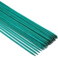 thumbnail image 1 of 50 palitos de plantas de bambú de 38 cm, color verde, palos de soporte para plantas, palitos de flores, palitos de orquídeas con 50 ataduras para plantas para apoyar plantas trepad, 1 of 4